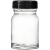 DYQT透明加厚玻璃样品瓶试剂瓶分装小瓶化工瓶液体密封瓶带内塞耐腐蚀 透明50ml+pe内塞