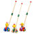 宠翰新年礼物 木制儿童小拉车玩具婴儿手拉车拖行玩具拖拉学步木制拉 小熊拉车