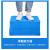 加厚塑料箱长方形周转箱胶箱筐收纳盒带盖储物流运输箱配件工具箱 F320箱（350*270*130） 蓝色+盖（加厚新料）