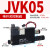 真空发生器CV/ZV10/15/20/25HS-CK负压阀气动大吸力大流量带开关 JVK05