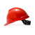 雄星 安全帽工地施工建筑电力MSA系列 V-Gard豪华透气加厚ABS新国标安全帽可印字 红色