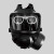 新华 呼吸防护 单眼窗防毒面具 1个 MF203（含1个滤毒罐）罩体材质：氯化丁基橡胶