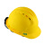 埠帝安全帽工地男玻璃纤维建筑工程施工加厚透气安全帽高强度国标电工 358（ABS蓝国标
