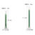 AiBOND卡口静态混合管AB胶混胶嘴 (1:1/1:2)50ml双组份管通用型管 3.0*16节混合方管