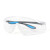 霍尼韦尔S300L系列300510通用款灰蓝色镜架防刮擦防飞溅护目镜5副装