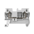 仟特 ST2.5弹簧直插式接线端子排 ST2.5-PE导轨式免螺丝快速接地端子 弹簧端子 ST2.5（1片装）