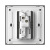 西蒙（SIMON）开关插座 i6air系列荧光灰色 超薄钢底板家用86型墙壁暗装开关 一开单控开关