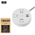 雅奇DF56纯白插座带usb插板多功能带线插线板接线板排插小圆盘15孔带USB全长2.8米