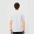 者也（ZYE）夏季polo衫定制T恤广告文化团体工作服订做短袖印字工衣 KMDK003 白色 XL码 