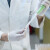爱马斯(AMMEX) 一次性乳胶手套加厚橡胶实验室清洁检查防滑工作防护厨房劳保100只/盒TLFVMD40100加小码6.5g