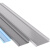灰白灰蓝色行线布线槽卡扣滑盖塑料PVC配线槽盖板25 30 35 405060 25mm20米=10条 宽度 浅灰色