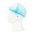 一次性帽子头套00只/袋 厨师帽车间厨房防尘网帽 无纺布SHW00白 一次性头套蓝色20包共2000只 1