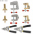 定制适用于定制适用电力高压接地桩接地线夹子配电房五防闭锁线夹电工绝缘铜头接地钳 双孔五防锁铜
