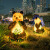 万观天led动物造型灯防水卡通园林公园景区发光松鼠雕塑灯 蘑菇A-暖光(AC-220V)