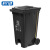 科力邦（Kelibang） 户外垃圾桶 大号加厚240L脚踏垃圾桶商用分类垃圾桶塑料环卫垃圾桶带盖 KB1068 灰色