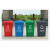 百金顿 户外环卫加厚塑料垃圾桶分类垃圾箱特厚挂车塑料垃圾桶 50L不带轮 蓝色