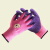 儿童防护手套防割防刺劳保宝宝小手套赶海园艺喂宠物幼儿加厚手套 粉紫色1双装 适合3-8岁[16.5厘米左右]
