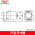 LAY5s-BW3 带灯按钮金属型带灯平按钮 常开常闭 220V 22mm AC-DC-24-带灯 常开常闭(黄色)