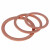 上陶鲸 紫铜垫片 船用表用密封圈铜圆形螺丝金属退火平垫圈 M4*6*1(100个) 