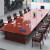 奈高油漆贴木皮大型会议桌长条桌现代简约接待洽谈桌4.5米