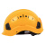 成楷科技（CK-Tech）ABS安全帽 CKT-NTA-A1Y 工地仓储攀岩 防砸防撞 有透气孔 黄色1顶