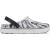 卡骆驰（crocs） 618女士OFFCOURT洞洞鞋 Black/White Marbled 3 US