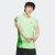 阿迪达斯 （adidas）短袖男装2024夏季新款跑步健身训练运动服透气圆领休闲T恤衫上衣 JF1474浅绿 S