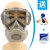 防尘口罩眼镜一体护目全面具工业粉尘打磨灰煤矿开槽电焊装修定制 一体式防尘面具(防雾款)