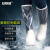 安赛瑞 高筒防雨鞋套 便携防滑防雪防水雨具 非一次性加厚底雨靴套 白色透明 L 3G00040