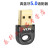 定制VCK蓝牙USB台式适配器EDR+LE低功耗笔记本连接耳机迷你5.0接 黑色 BTD12