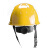霍尼韦尔（Honeywell）安全帽 L99S HDPE 开关式通风孔 工地建筑电力 防砸抗冲击 头部防护 黄色 1顶