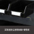 万普盾(WANPUDUN) 背挂式防静电零件盒壁挂斜口物料色工具盒ESD标准元件盒黑色270*140*125mm