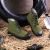 YWDM高帮解放鞋男女绿色大钉防滑橡胶底34-45码农田工地户外工作鞋 高帮绿色 36