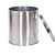 冠峰 10L单层烤漆(金属材质) 垃圾桶方形桶无盖圆形双层大号小号塑料桶GNG-415