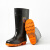 Denilco防汛高筒雨鞋应急救援雨靴男女中筒水鞋防滑防水短筒水靴 反光条高筒 45码	