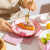 摩登主妇草莓熊陶瓷碗盘餐具卡通家用儿童米饭碗汤碗可爱碗碟套装 草莓熊3.5英寸碟