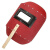 雄星 头戴式手持式电焊面罩红钢纸氩弧焊防护帽 特硬款(带玻璃) 1个