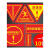救援窗口标识贴标识标牌安全标志贴纸灭火应急逃生窗标识牌双面带 正胶10张装XFC-03 20x20cm