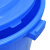 兰诗 YJ-E084 大水桶 圆形塑料桶储物收纳桶酒店厨房大号环卫物业垃圾桶 蓝色120升