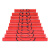 兰诗（LAUTEE）XFL3211 红色笑脸购物袋打包袋垃圾袋 5丝28x42cm（50个/捆）10捆装