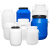 奕多美 方形塑料化工桶提环工业废液桶带盖发酵桶 50L白色（普通款）YDM-HXP-HGT