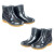 沸耐笙 FNS-04834 中性低筒雨鞋 耐酸碱油PVC低帮水鞋 519黑色单鞋 39 双
