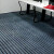 谋福 办公室地毯 满铺客厅地毯 防滑地垫商用 咖啡色细条纹 1米宽*1米长