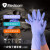 麦迪康（Medicom）一次性加长丁腈手套1131B 无粉耐用检查清洁手套 100只/盒 蓝紫色 S码