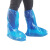 鞋套一次性加厚高筒靴套雨天防水养殖场防滑漂流耐磨塑料长筒脚套定制 透明高筒