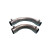 铁基宁 JDG弯头 金属线管焊接钢管配件月牙弯90度直角弯头 φ20 1个价 镀锌穿线管