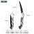 锯子 小型手持折叠锯园林果树户外手锯伐木锯木神器快速手工锯 SK5防锈特氟龙折叠锯 中号 (465mm)