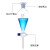 梨形分液漏斗实验室油液玻璃聚四氟乙烯活塞60125/250/500/1000ml 1000ml-24/29 加厚玻璃活塞
