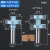 工业级1/2柄木工方齿榫合刀1/4柄公母榫头拼板雕刻机组合刀具 级方齿榫合刀1/2*7/16 I II