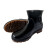 大杨PLA187防滑元宝靴水靴 黑色1双 38码 PVC耐油耐酸碱防水低帮雨鞋 定制